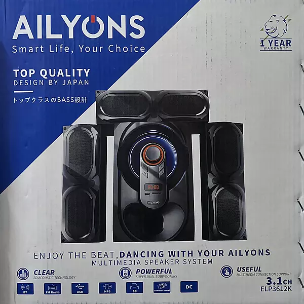 AILYONS SOUND-Ailyons ELP3612K 3.1