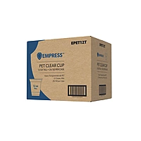 Empress PET Clear Cup 12 oz Tall 20 / 50 cs