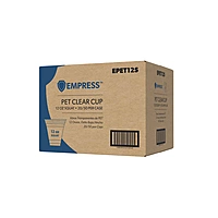 Empress PET Clear Cup 12 oz Squat 20 / 50 cs
