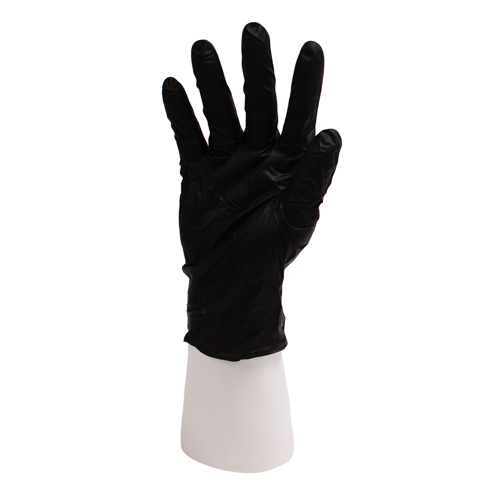 Empress Exam Grade Nitrile Glove Black Powder Free Medium 10 / 100 cs