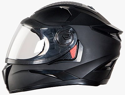 STEELBIRD SBH-17 ROBOT MATT MIDNIGHT BLACK C/V (M)