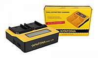 PATONA Dual LCD USB Charger for Canon LPE6 LP-E6