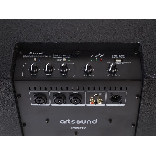 Artsound PWR12 Portable 2-Way loudspeaker