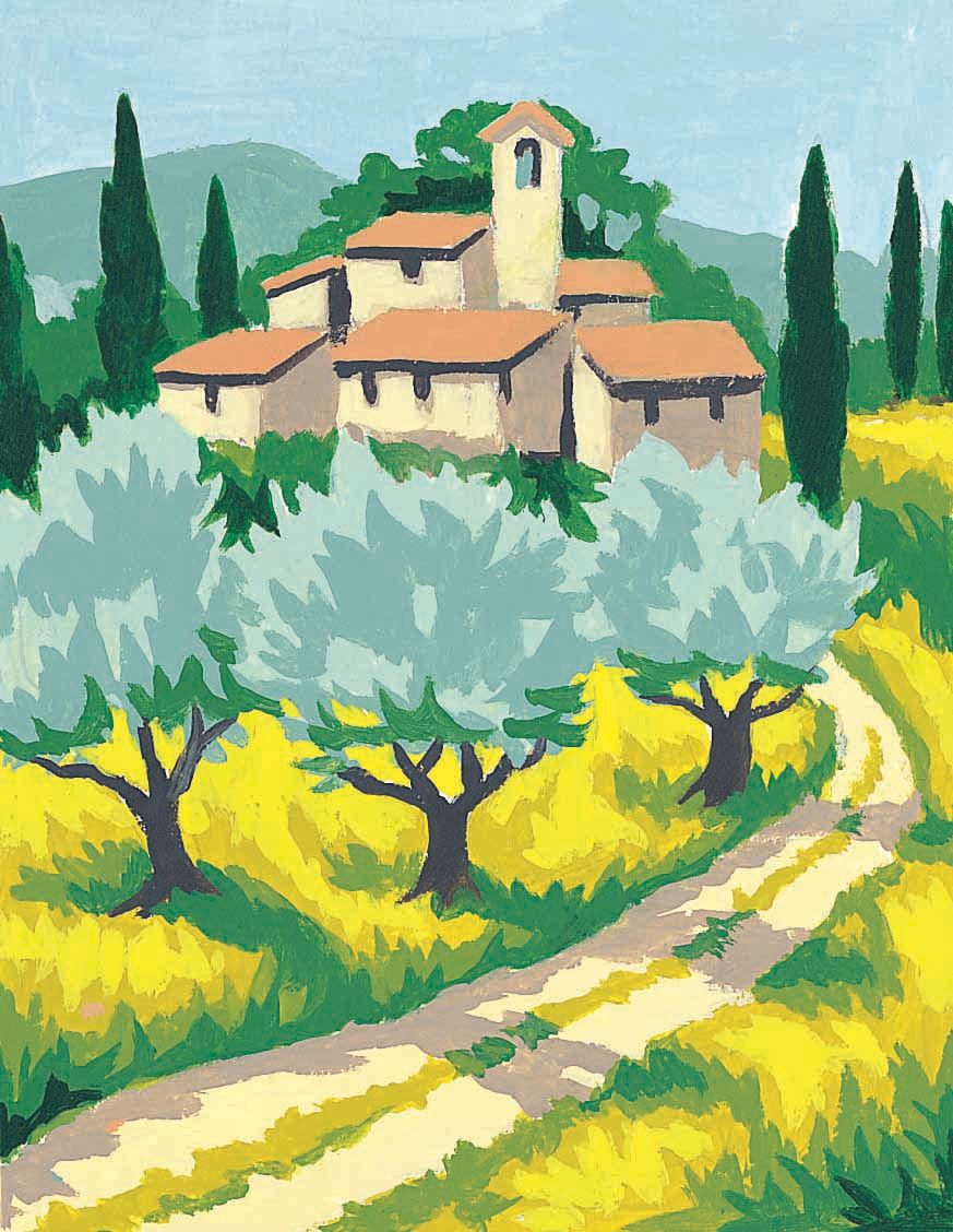 Kit MezzoPunto Paesaggio con Alberi, 16680 Kit MezzoPunto Paesaggio con Alberi, 16680