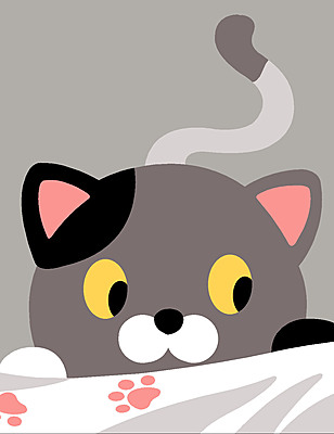 Kit Mezzopunto - Il Gatto e le sue impronte