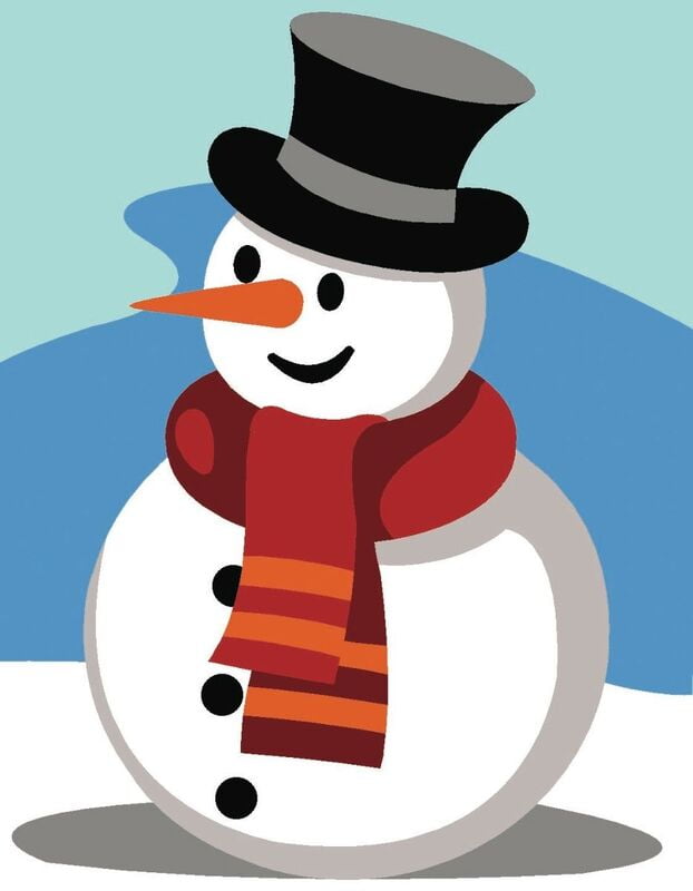 Kit Impara a ricamare - Pupazzo di Neve, 19487 Kit Impara a ricamare - Pupazzo di Neve, 19487