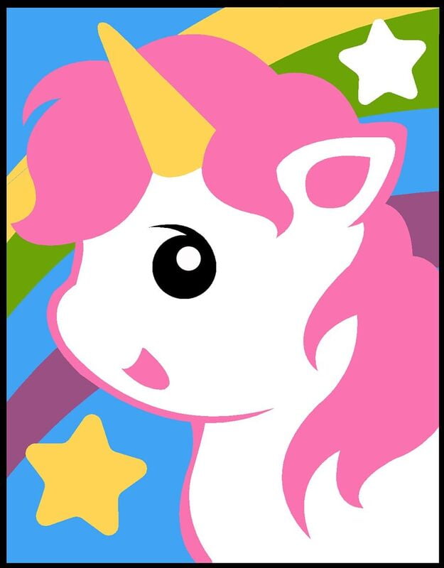 Kit Impare a Ricamare: Unicorno Manga, 18167 Kit Impare a Ricamare: Unicorno Manga, 18167