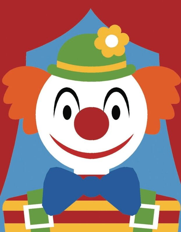 Kit Impara a ricamare - Pagliaccio, 19486 Kit Impara a ricamare - Pagliaccio, 19486