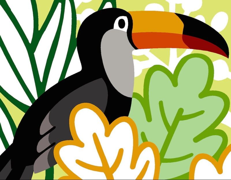 Kit impara a ricamare - Tucano Moderno Kit impara a ricamare - Tucano Moderno