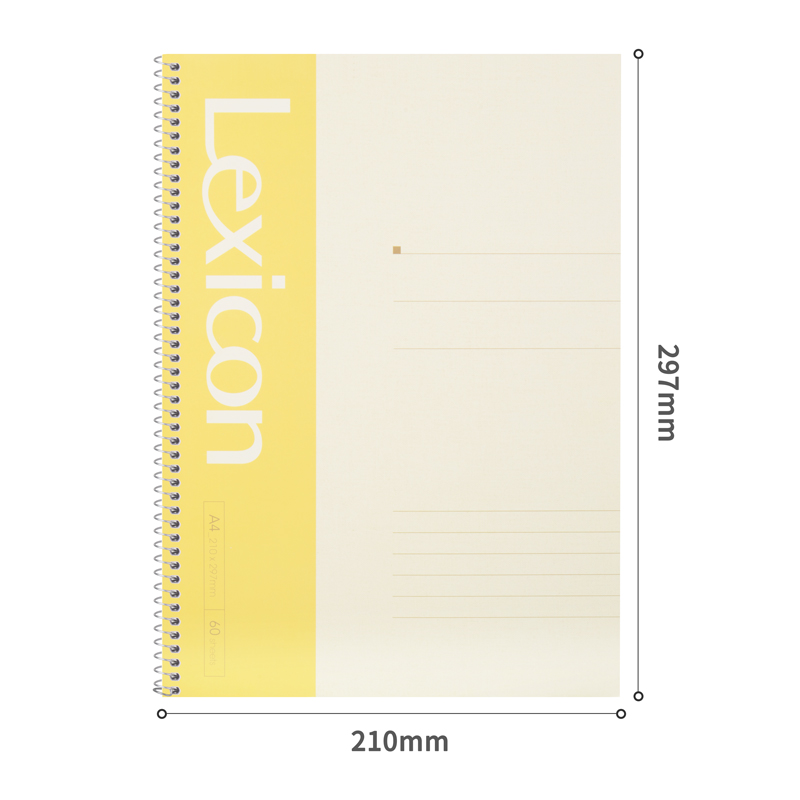 DELI 7688 SPIRALNOTE BOOK LEXICON A4