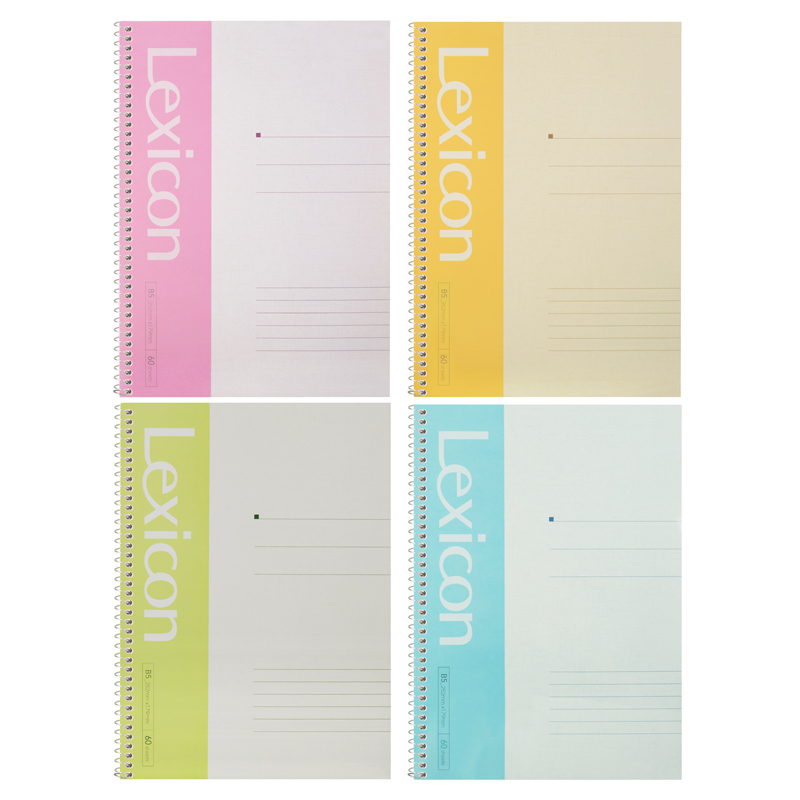 DELI 7693 SPIRALNOTE BOOK LEXICON B5