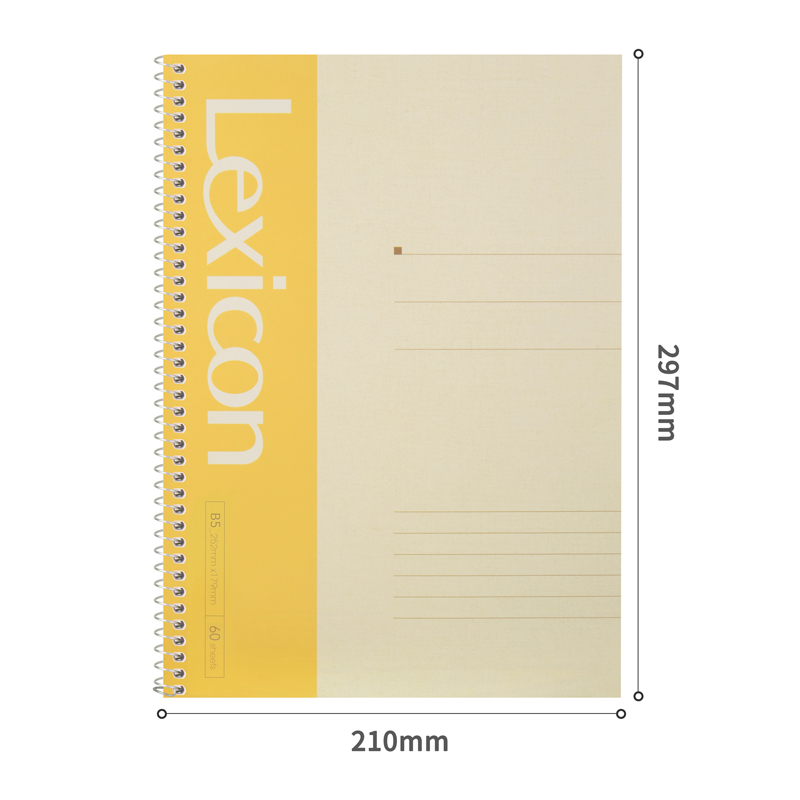 DELI 7693 SPIRALNOTE BOOK LEXICON B5