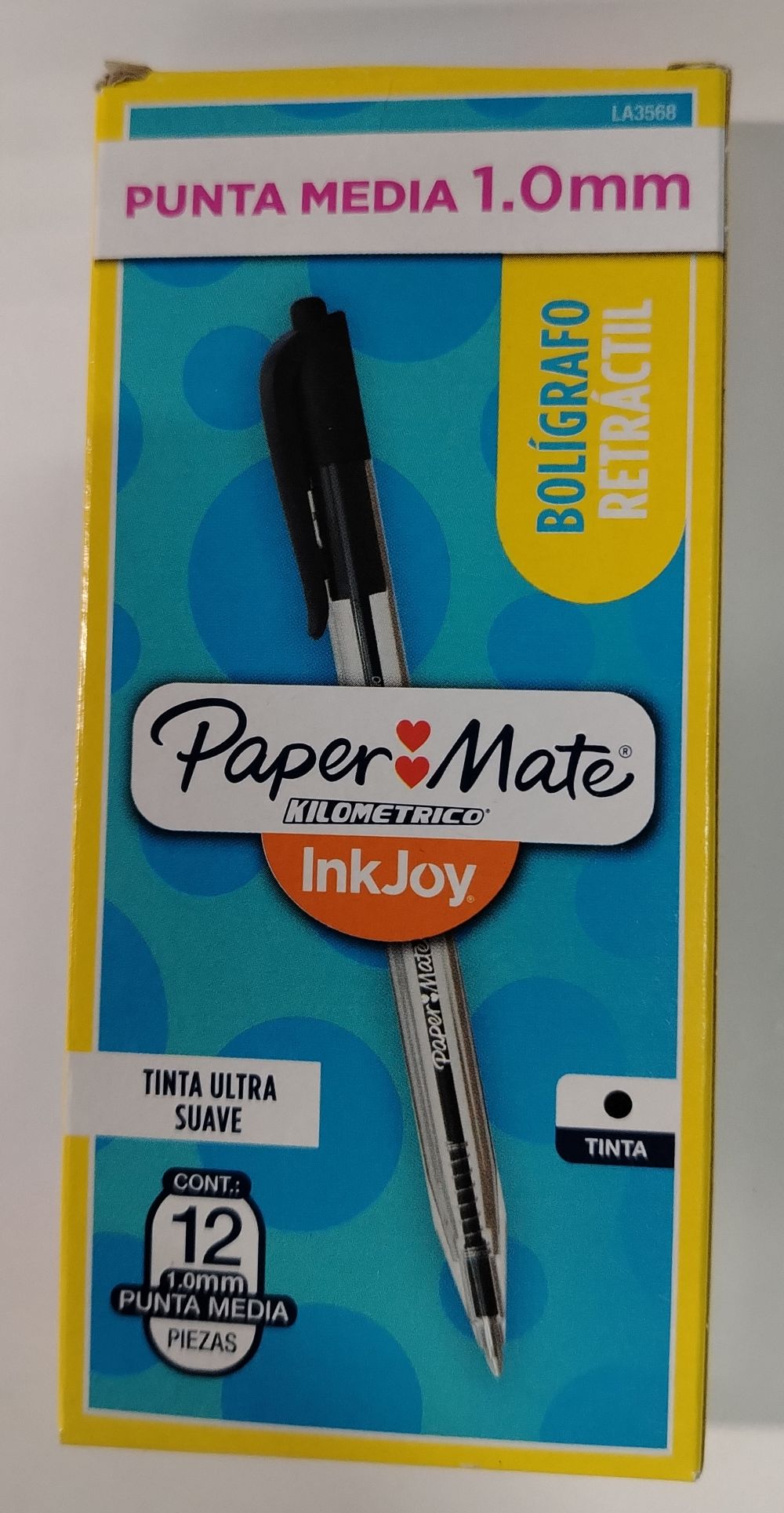 BOLIGRAFO RETRACTIL PAPER MATE 100RT NEGRO