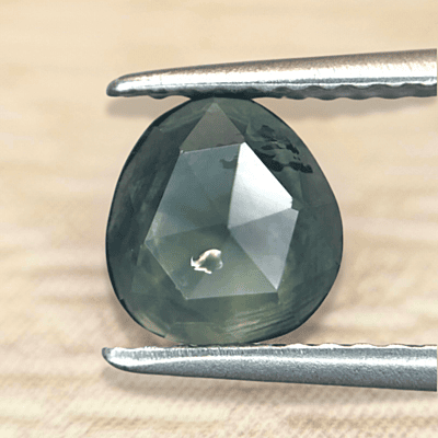 1.60ct Free Form Rose Cut Sapphire