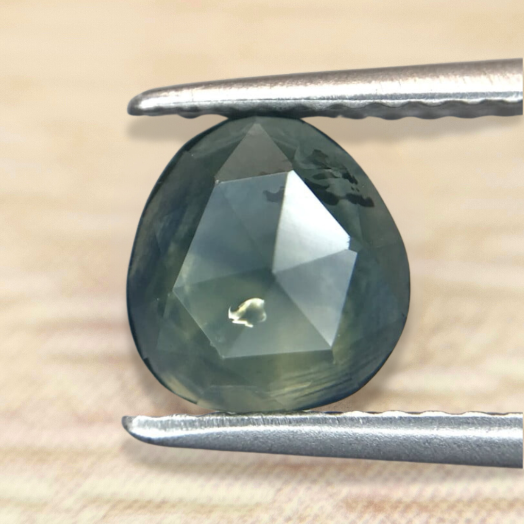 1.60ct Free Form Rose Cut Sapphire 1.60ct Free Form Rose Cut Sapphire