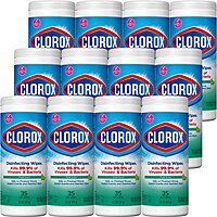 Clorox® Premoistened Surface Disinfectant Cleaner Wipes Bleach-Free Fresh Scent 35 Count Canister
