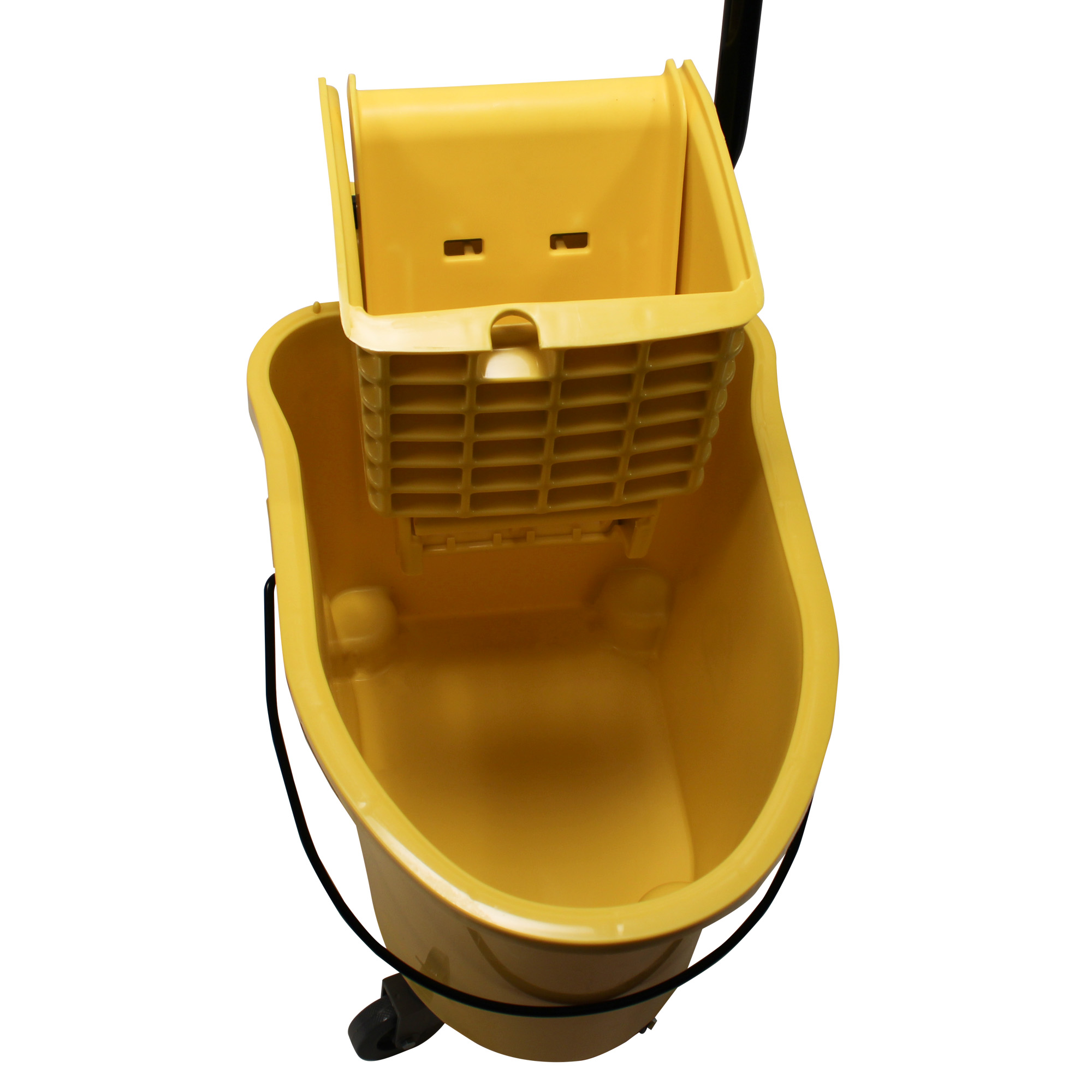 Performance Plus Side & Press Wringer & Mop Bucket 35qt Yellow Combo 45 Degree Bend 1 / ea