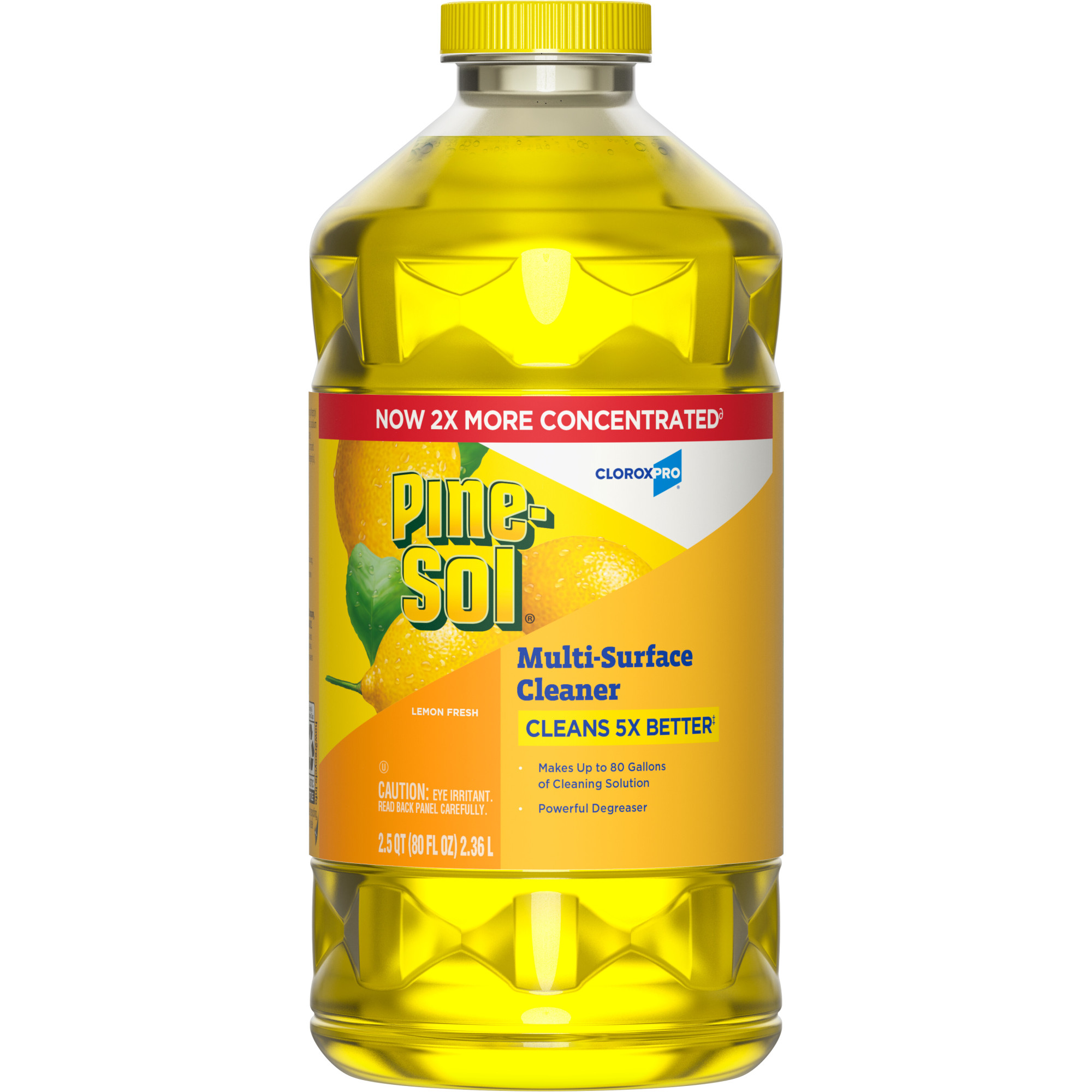 Clorox Pine-Sol Multi-Surface Cleaner 80 fl oz., Lemon Fresh 3 / cs