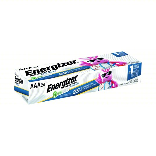 Energizer Battery AAA Batteries Industrial Lithium 6 / 24 cs