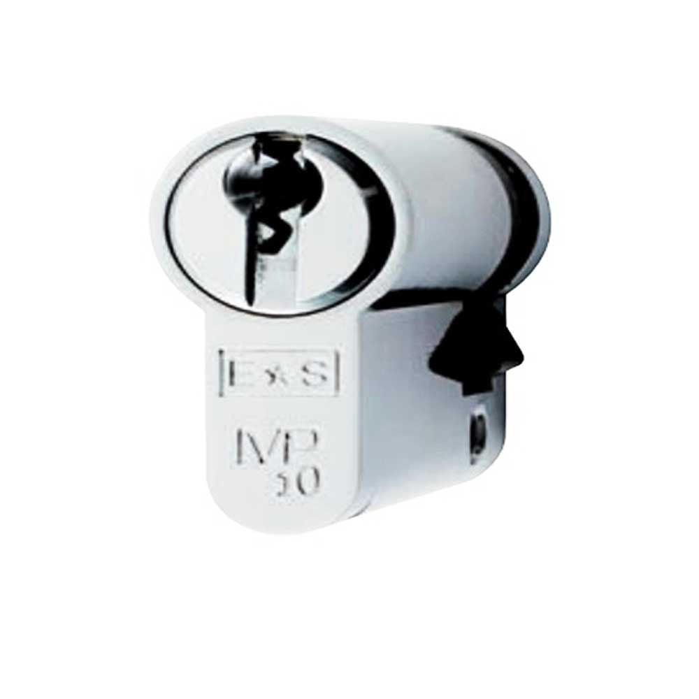 Eurospec MP10 High Security Euro Half Cylinder - Size 36/10 - 3 Keyed