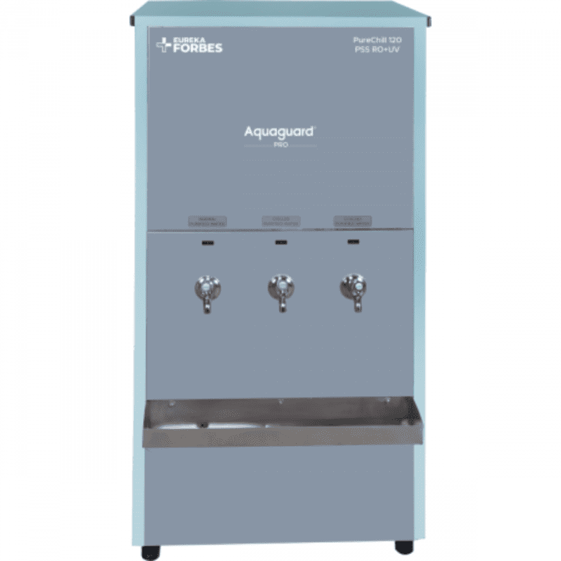 Front View of Aquaguard Pro Pure Chill 120 PSS Commercial Water Cooler Commercial Water Cooler.