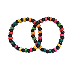 Multicolour Beads Bangle set for Kids