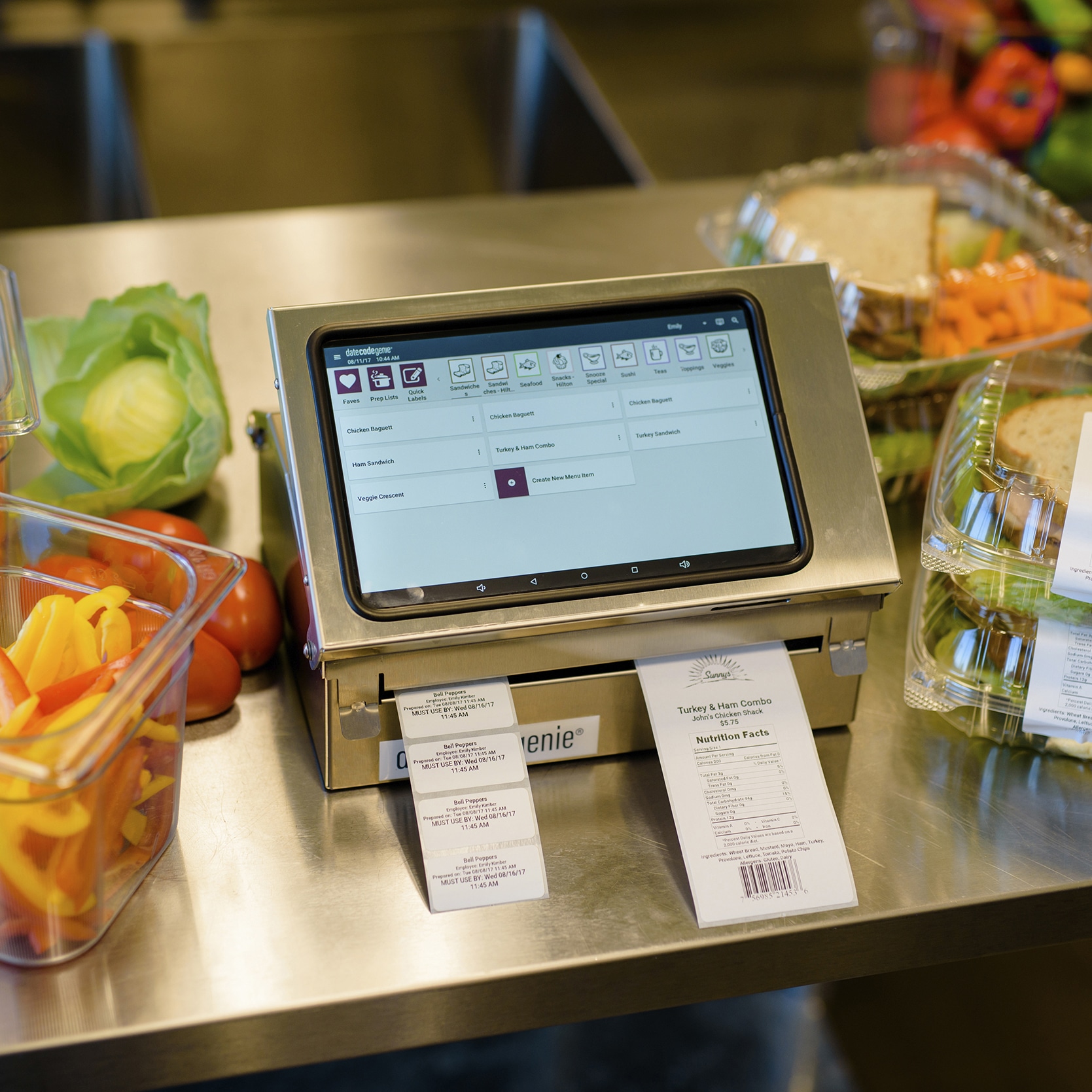 National Checking Removable Blank Labels 2" x 1" White, Data Code Genie 6 packs of 4 / 1000 cs