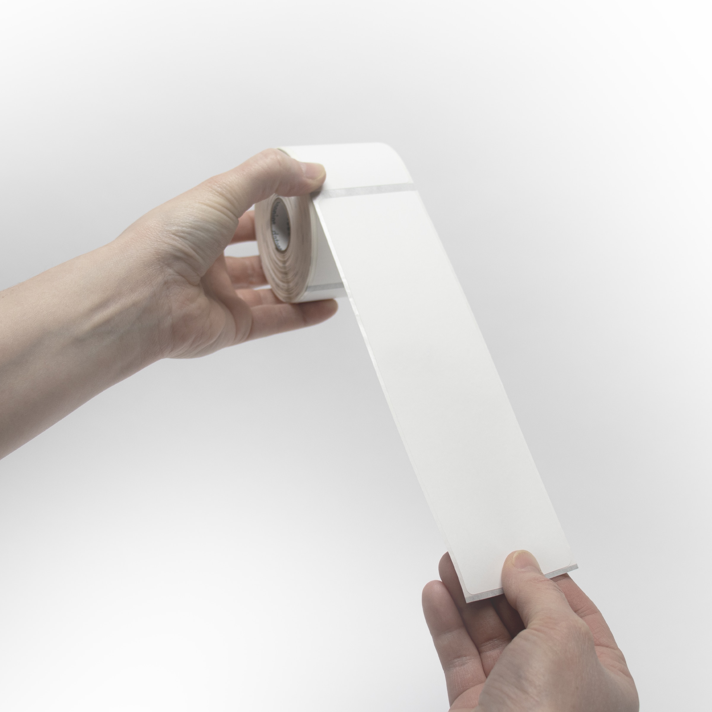 National Checking Permanent Blank Labels 2" x 8" White, Data Code Genie 6 packs of 4 / 150 cs