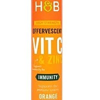 H&B Vitamin C &Zinc Orange Eff 20S