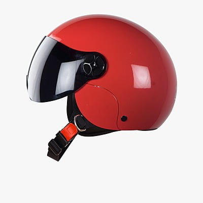 STEELBIRD SBH-16 REX GLOSSY RED C/V (M) STEELBIRD SBH-16 REX GLOSSY RED C/V (M)