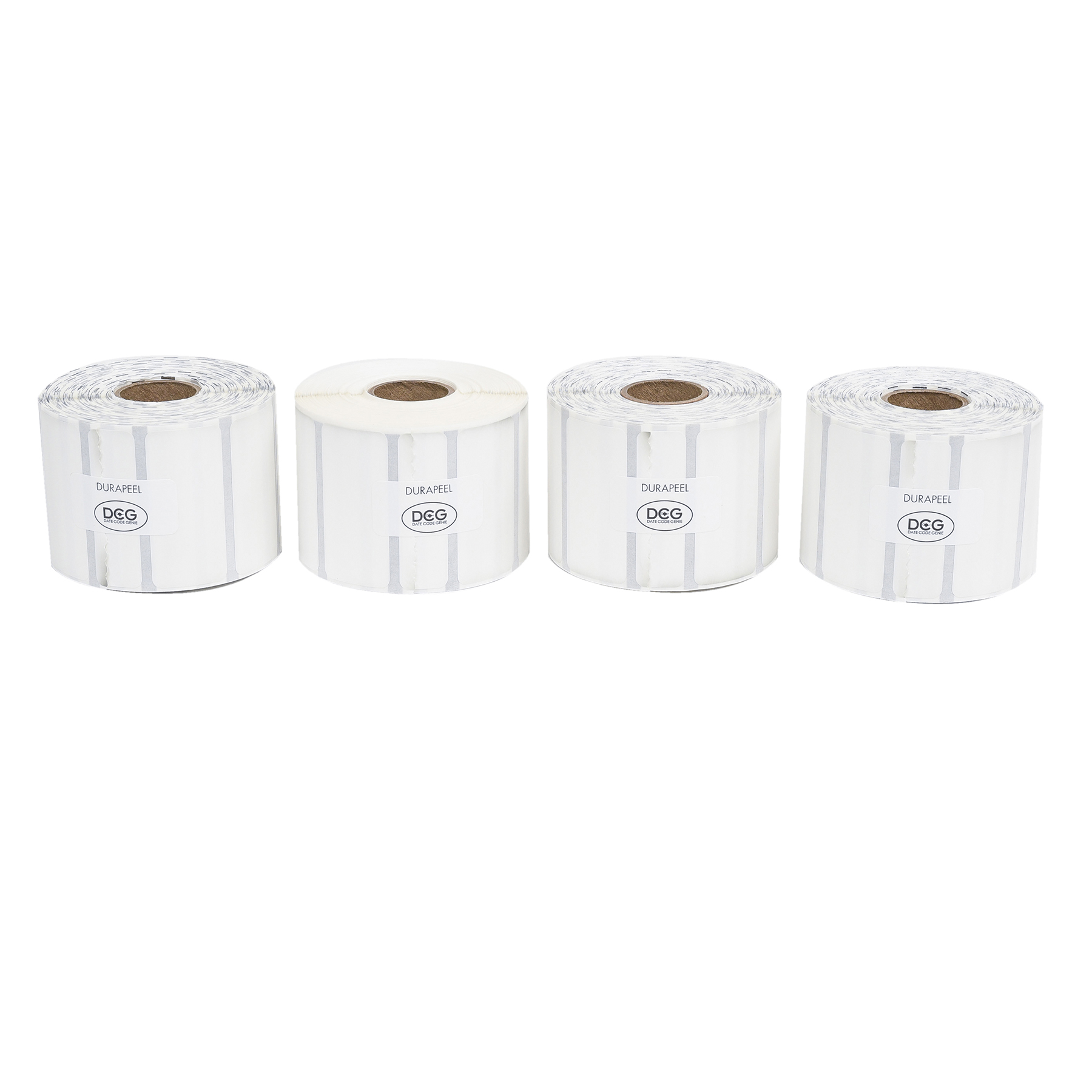 National Checking Removable Blank Labels 2" x 1" White, Data Code Genie 4 / 1000 pk