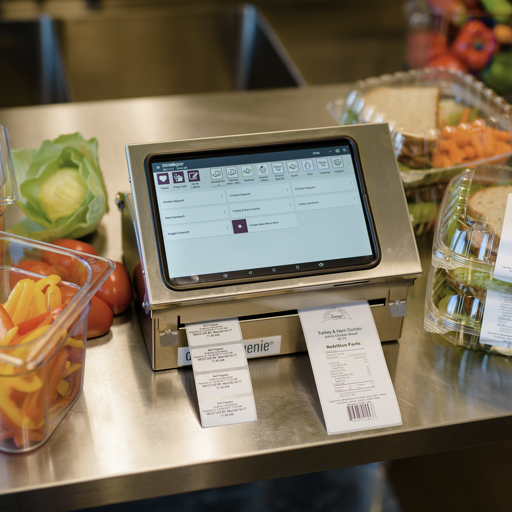 National Checking Removable Blank Labels 2" x 1" White, Data Code Genie 4 / 1000 pk