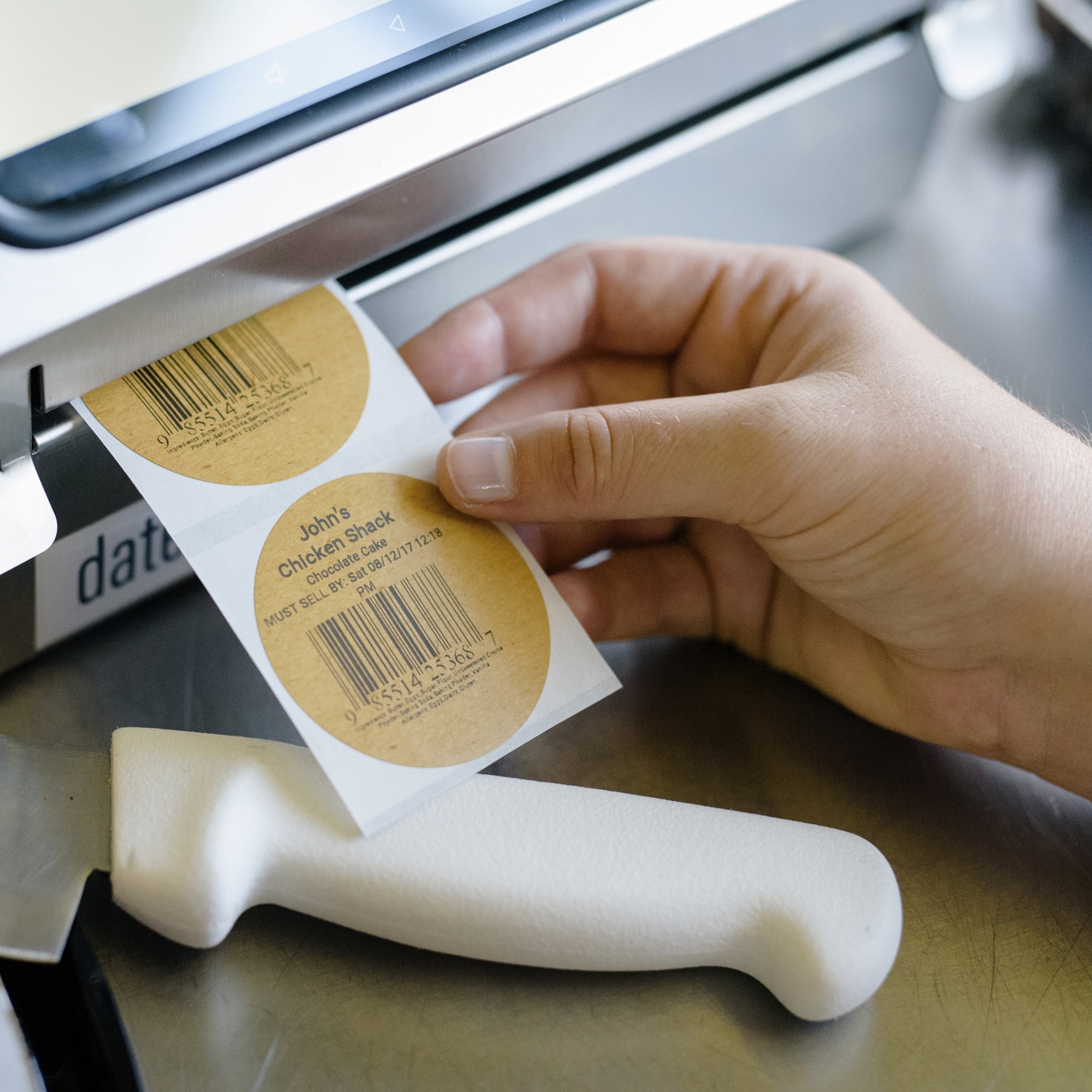 National Checking Permanent Blank Labels 2" x 2", Data Code Genie 4 / 750 pk