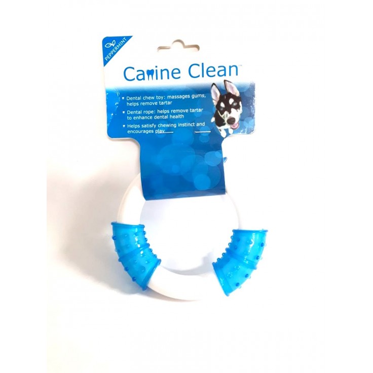 CHOMPER SINGLE NYLON RING WITH TPR - BLUE CHOMPER SINGLE NYLON RING WITH TPR - BLUE