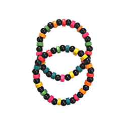 Multicolour Beads Bangle set for Kids