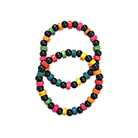 Multicolour Beads Bangle set for Kids