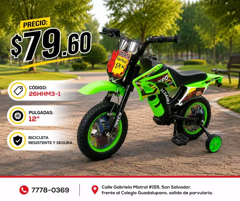 Bicimoto 12 pul