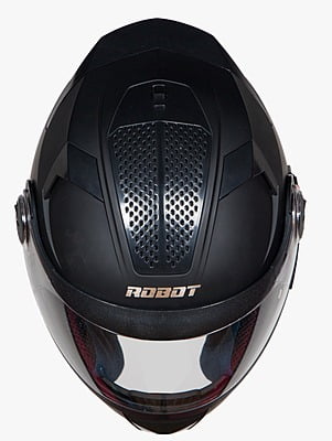 STEELBIRD SBH-17 ROBOT MATT MIDNIGHT BLACK C/V (M)