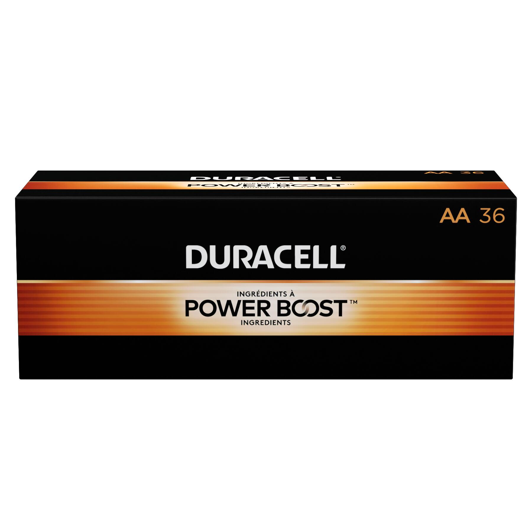 Duracell AA Batteries Coppertop 1.5 V 4 / 36 cs