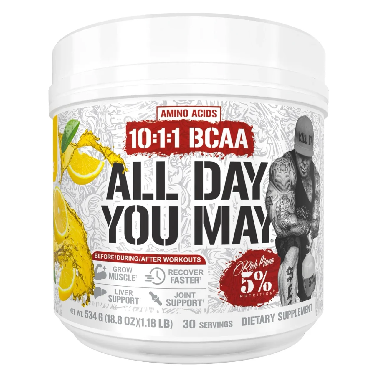 5% | All Day You May | Italian Lemon Ice