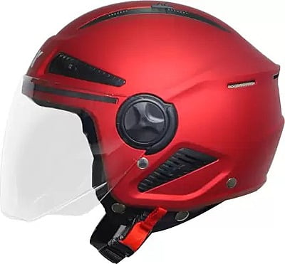 STEELBIRD SBH-24 VOX GLOSSY CH.RED C/V (L)