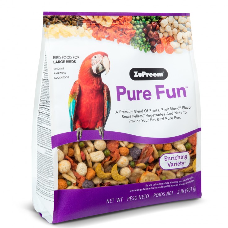 ZUPREEM PURE FUN LARGE PARROTS 2 LB (Bird Food) ZUPREEM PURE FUN LARGE PARROTS 2 LB (Bird Food)
