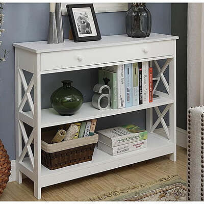Kansas White Console Table Kansas White Console Table