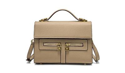 COCIO  CLASSIC KELLY STYLE BAG ELEPHANT GRAY