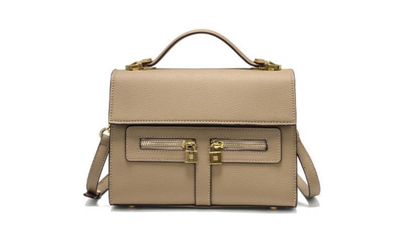 COCIO  CLASSIC KELLY STYLE BAG ELEPHANT GRAY