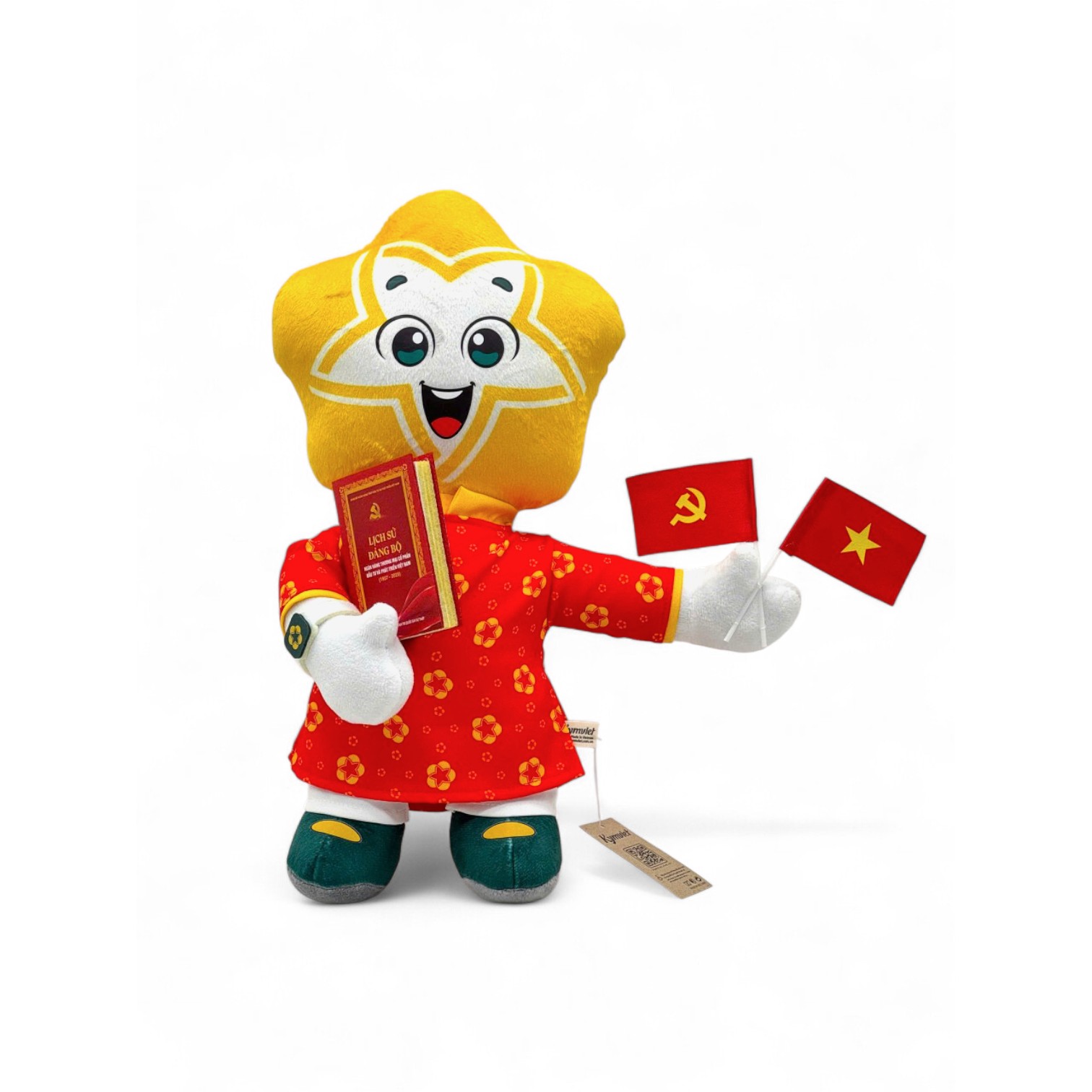 Linh Vật Mascot Áo Dài Đỏ BIDV (HÀNG MẪU KHÔNG BÁN)