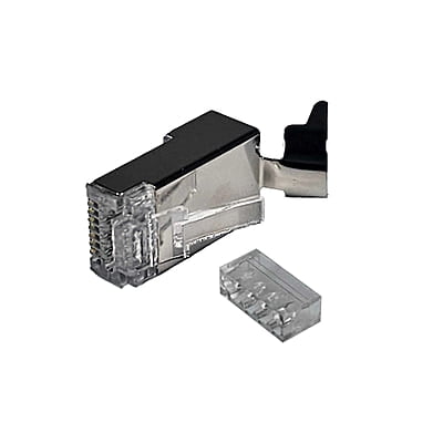 CAT6/CAT6A Extra Large RJ45 8P8C Pass Through Modular Plug Shielded connector, 100pcs CAT6/CAT6A Extra Large RJ45 8P8C Pass Through Modular Plug Shielded connector, 100pcs