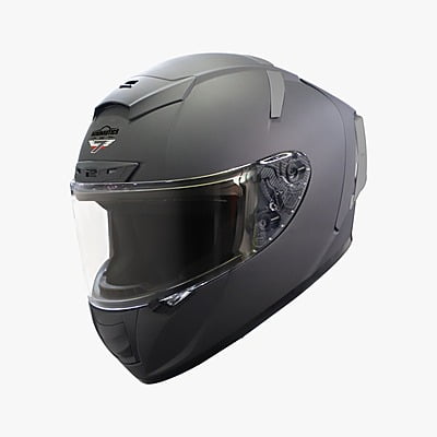 STEELBIRD SA-2 AERONAUTICS MATT MIDNIGHT BLACK C/V (L)