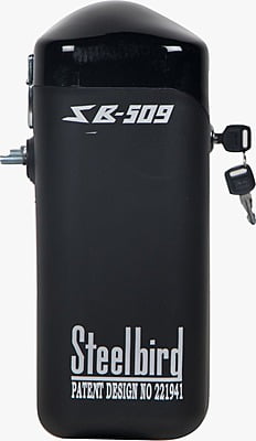 STEELBIRD BOX SB-509 UNIVERSAL FITTING DASHING BLACK