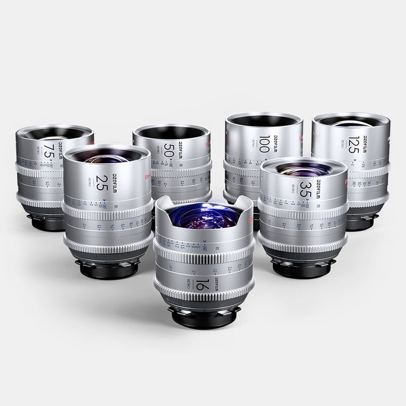 DZOFILM 7lenses - New Kit: PL & EF mount_with case( 16,25,35,50,75,100,125mm) T2.1